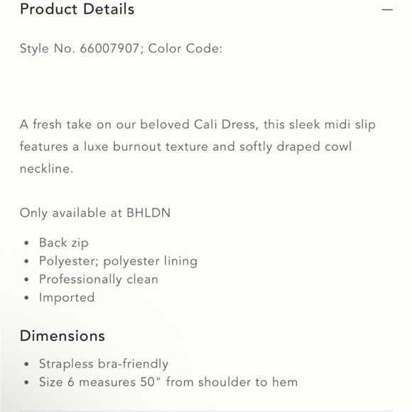 BHLDN Hutch Taye Midi Dress dove Gray Floral Slip Dress Size 4 - Picture 4 of 13